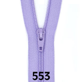 Rits 40 cm | YKK spiraal 3 | 553 licht paars Rits RITS - YKK - 3 - 40CM - 553 - LICHT PAARS